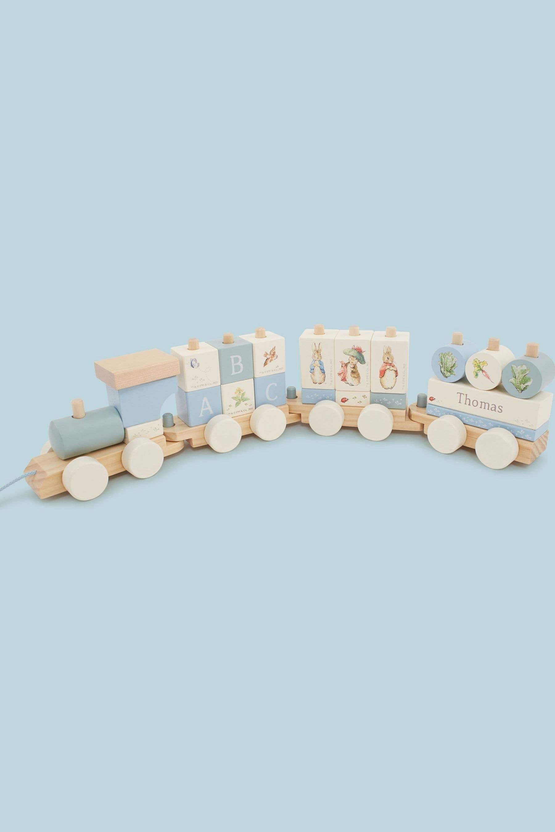 Peter rabbit pull along train store