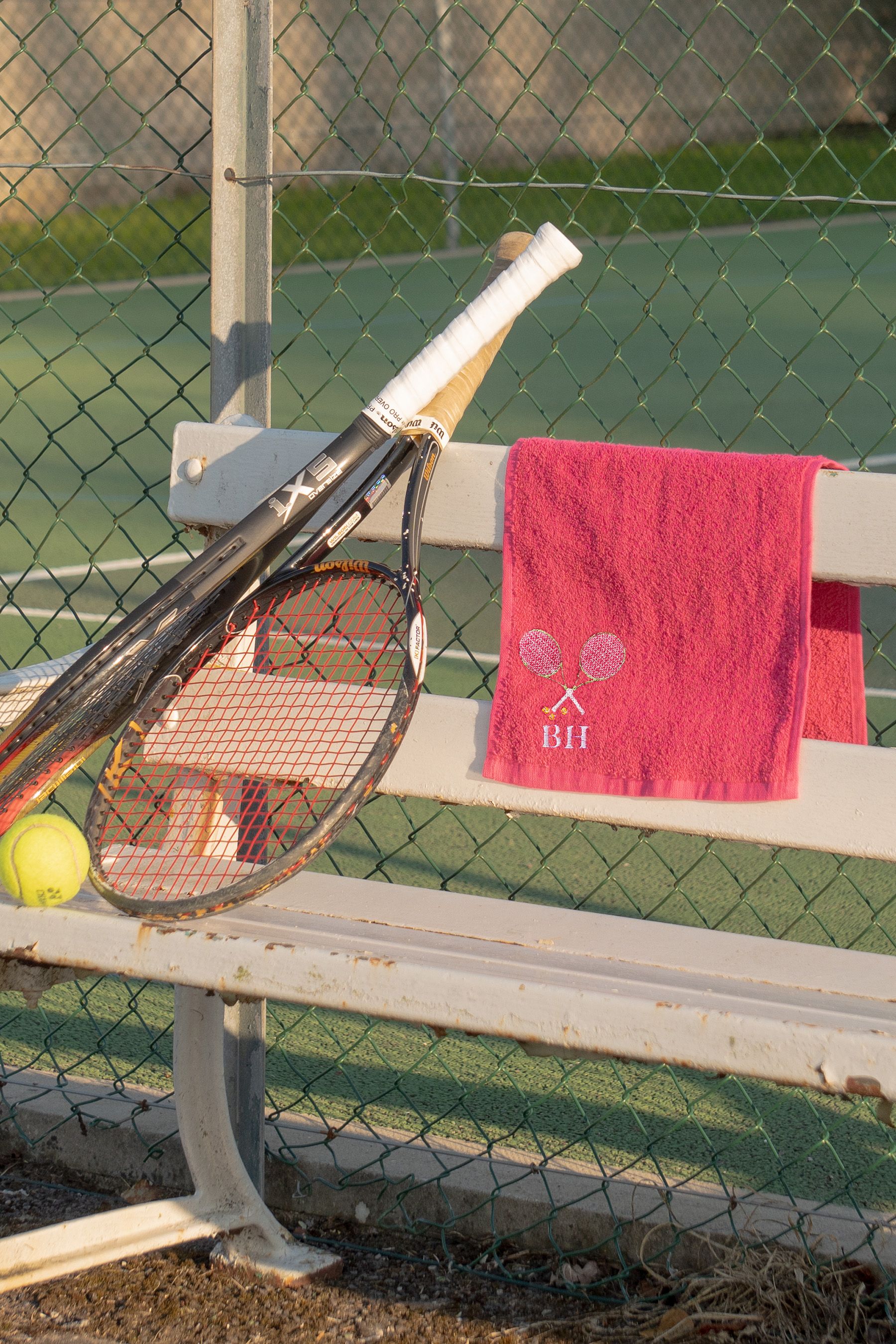 Personalised tennis towel deals