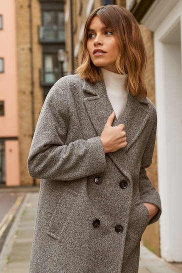 Friends Like These Grey Longline Tailored Smart Coat