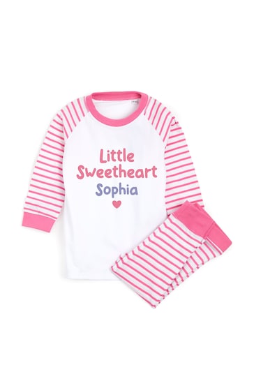 Personalised Toddler Little Sweetheart Pyjamas by Dollymix