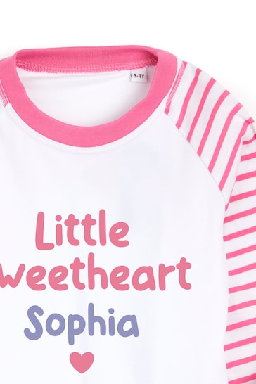 Personalised Toddler Little Sweetheart Pyjamas by Dollymix