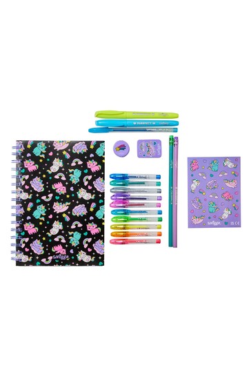 Smiggle Purple Icons Essentials A5 Stationery Gift Pack