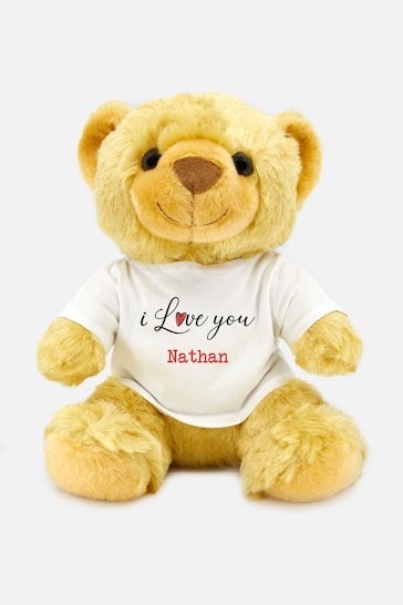Personalised Valentines Teddy Bear by Dollymix