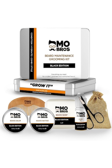 Mo Bros XL Beard Care Kit Black Edition