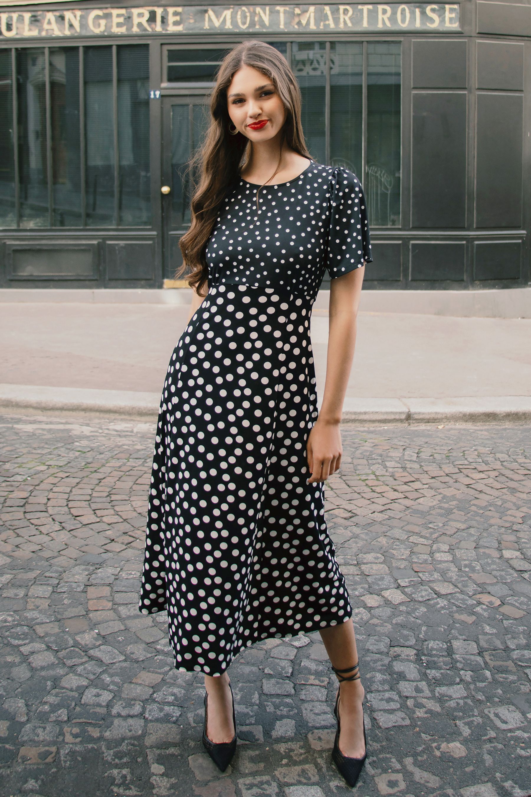 Monochrome shop dress next