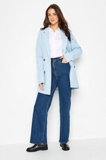 Long Tall Sally Blue Double Breasted Jacket