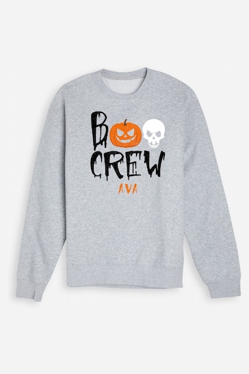 Personalised Boo Crew Jumper for Girls by Dollymix