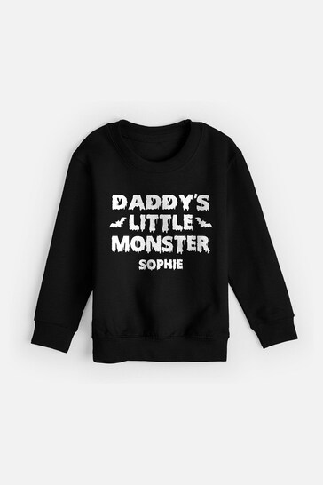 Personalised Daddy's Little Monster Jumper for Girls by Dollymix