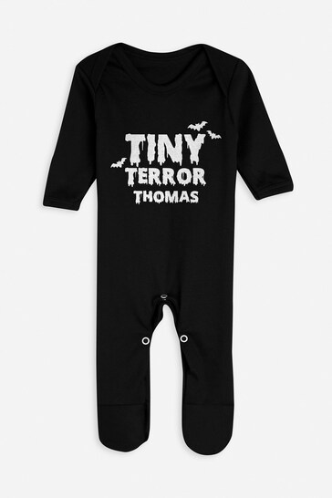 Personalised Tiny Terror Baby Rompersuit by Dollymix