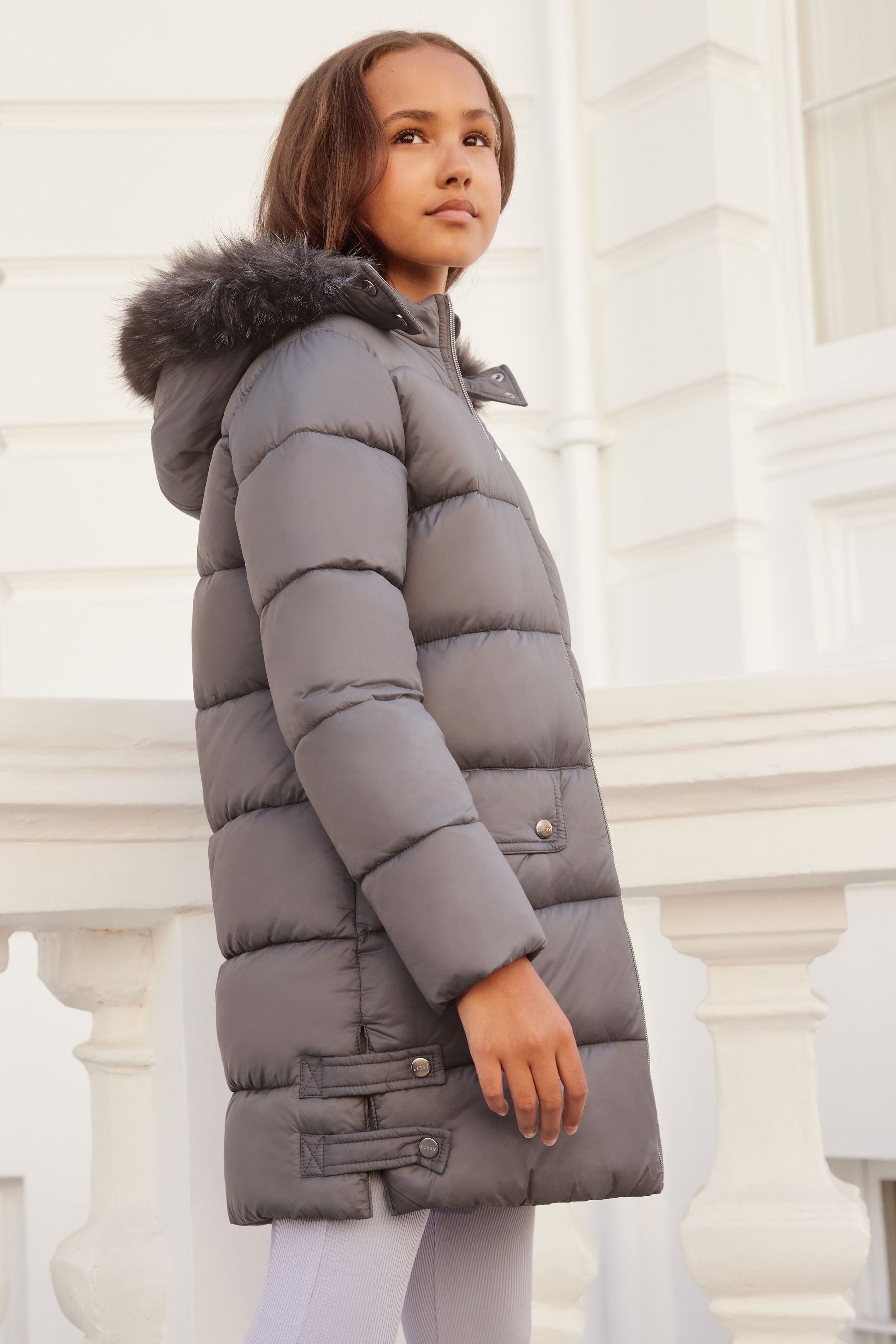 Lipsy faux fur outlet hooded parka