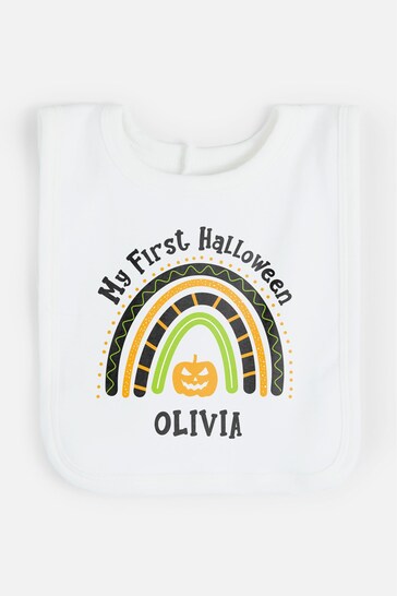 Personalised "My First Halloween" Bib by Dollymix