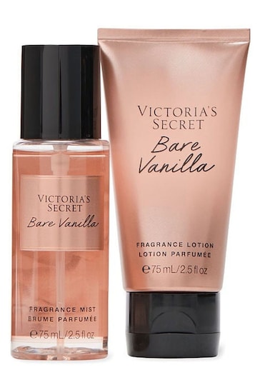 Victoria's Secret Bare Vanilla 2 Piece Body Mist and Lotion Gift Set