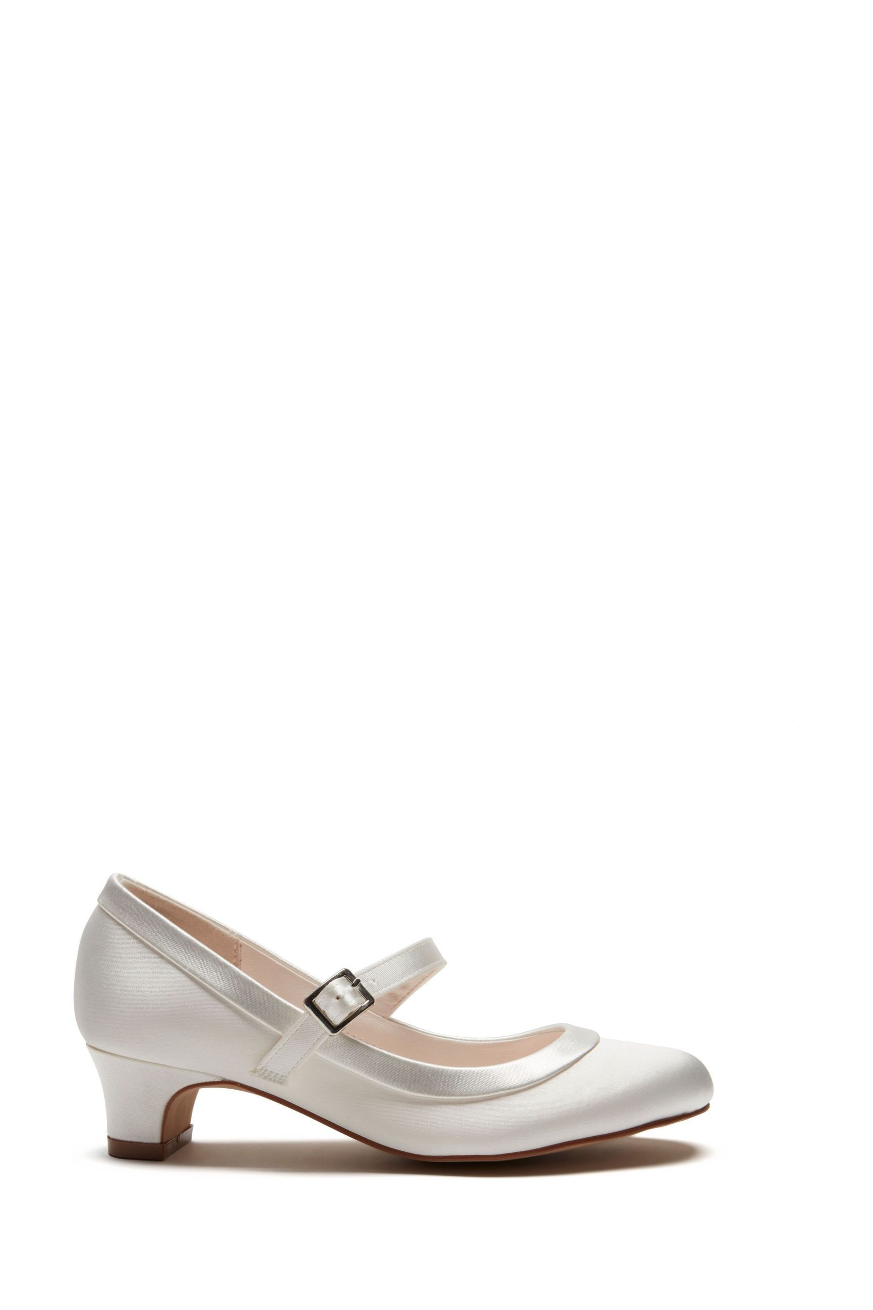 Buy Rainbow Club Ivory Maisie Satin Bridesmaid Shoes Kids from
