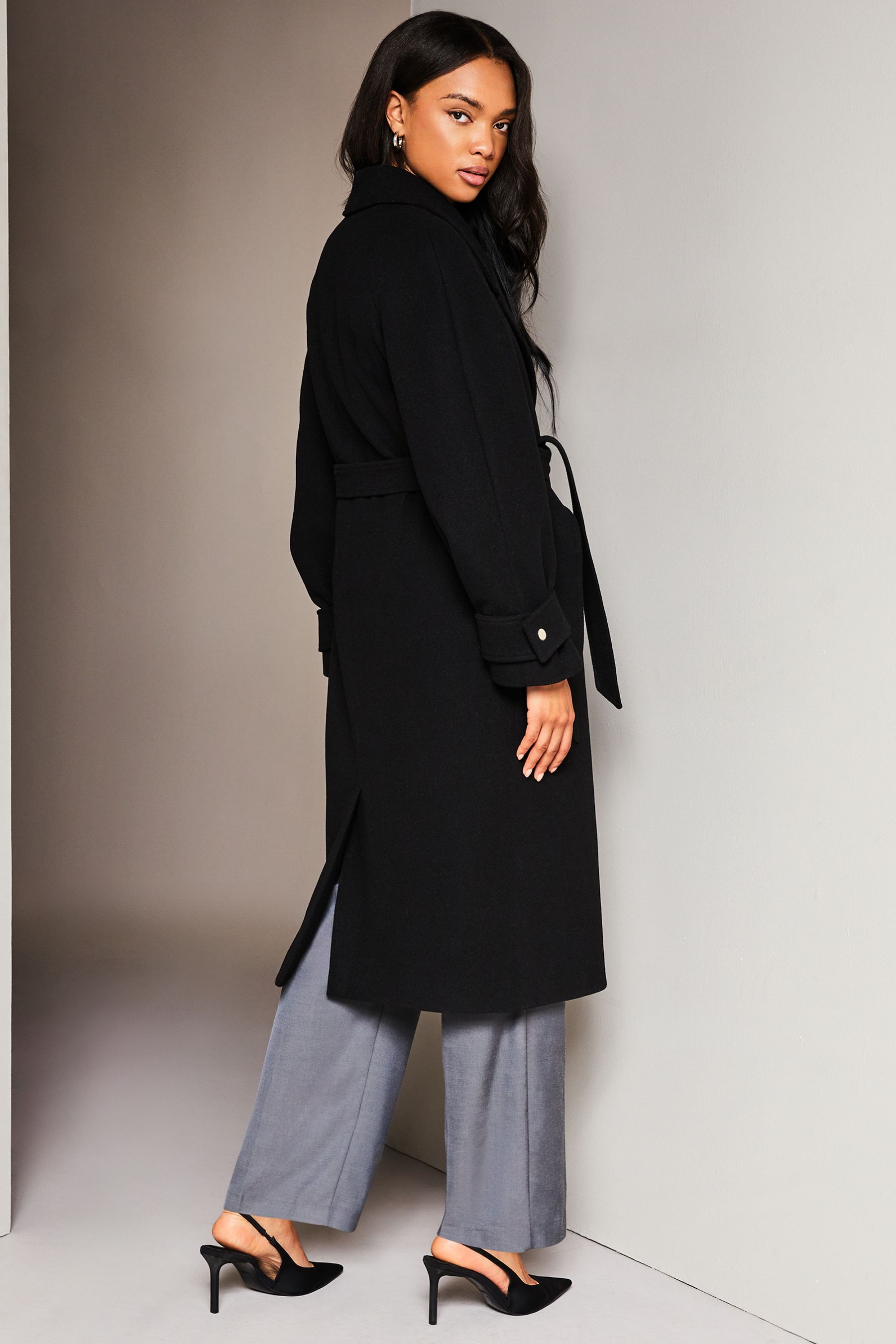 Lipsy best sale belted mac