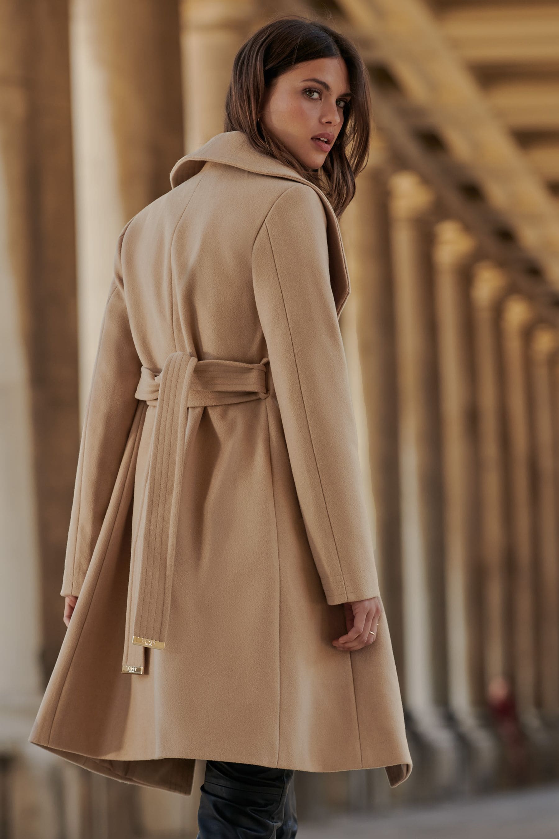 Lipsy clearance wrap coat