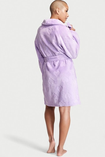 Victoria's Secret Purple Cosy Short Dressing Gown
