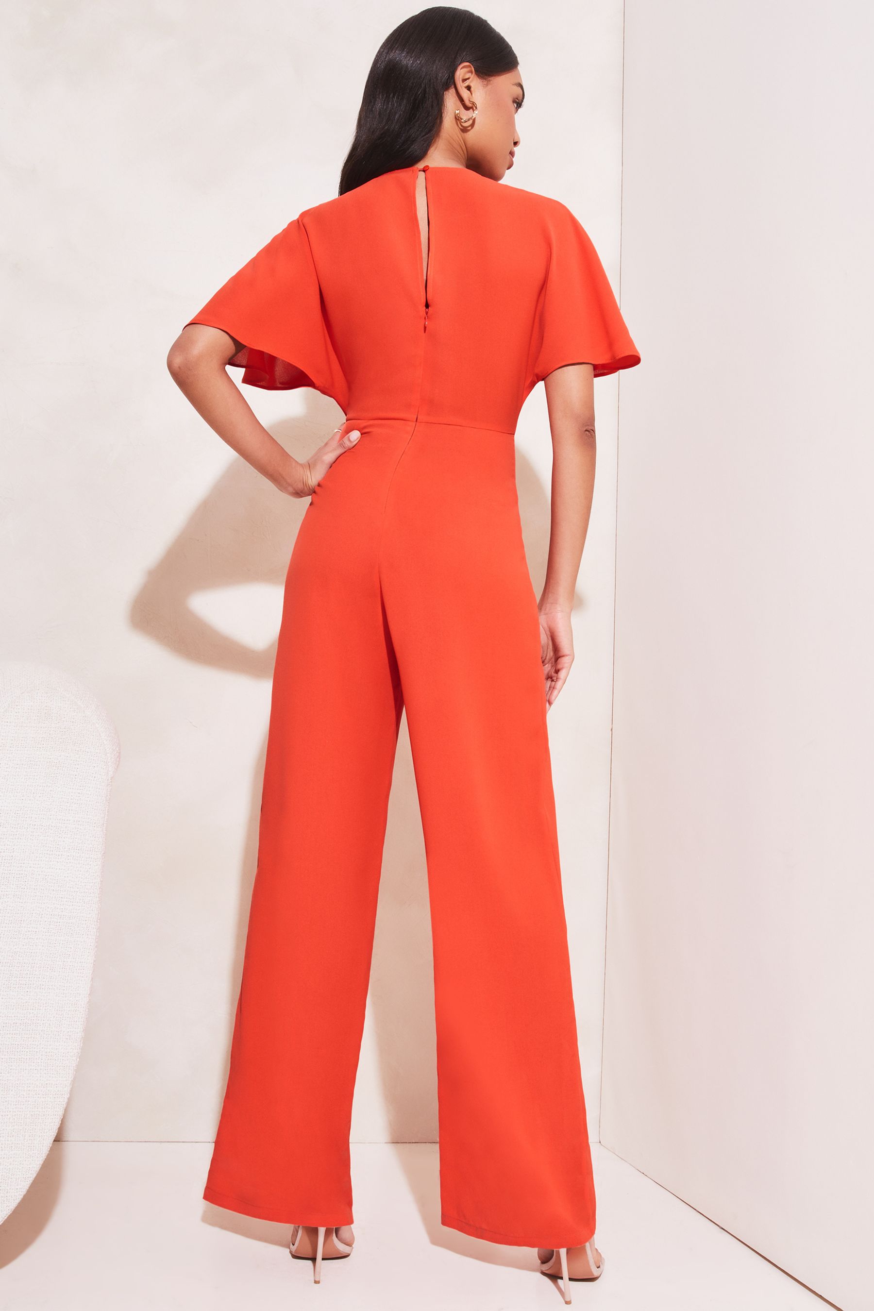 Lipsy wrap jumpsuit deals