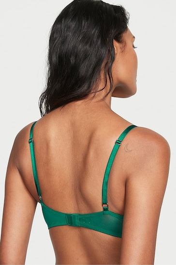 Victoria's Secret Spruce Green Lace Push Up Bra