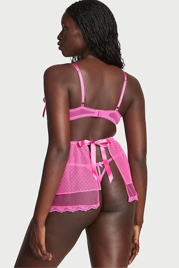 Buy Victoria's Secret Summer Pink Lace Babydoll from the Next UK online shop