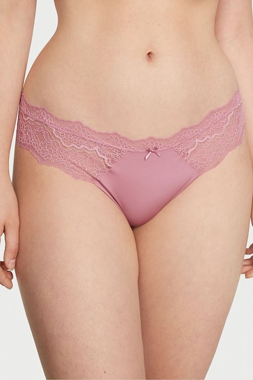 Victoria's Secret Dusk Mauve Pink Smooth Thong Knickers