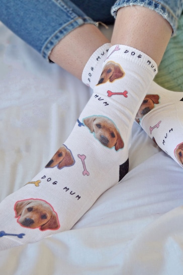 Personalised Dog Parent Photo Socks by Solesmith