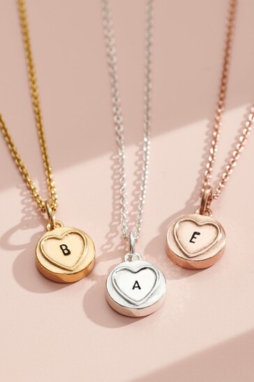 Personalised Mini Sweetheart Necklace by Posh Totty