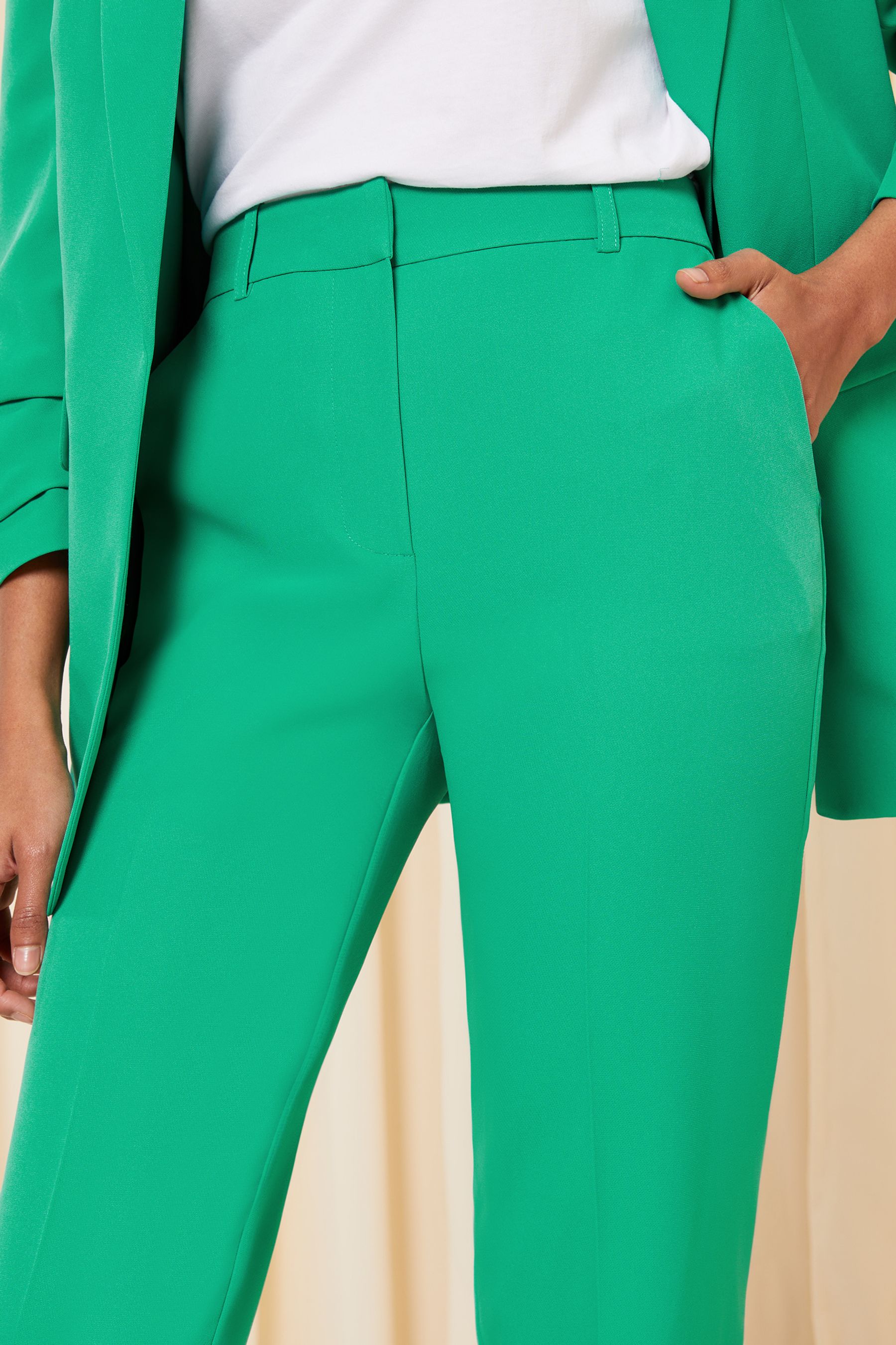 Jade green discount trousers