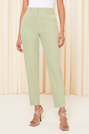 Friends Like These Sage Green Tailored Ankle Grazer Trousers