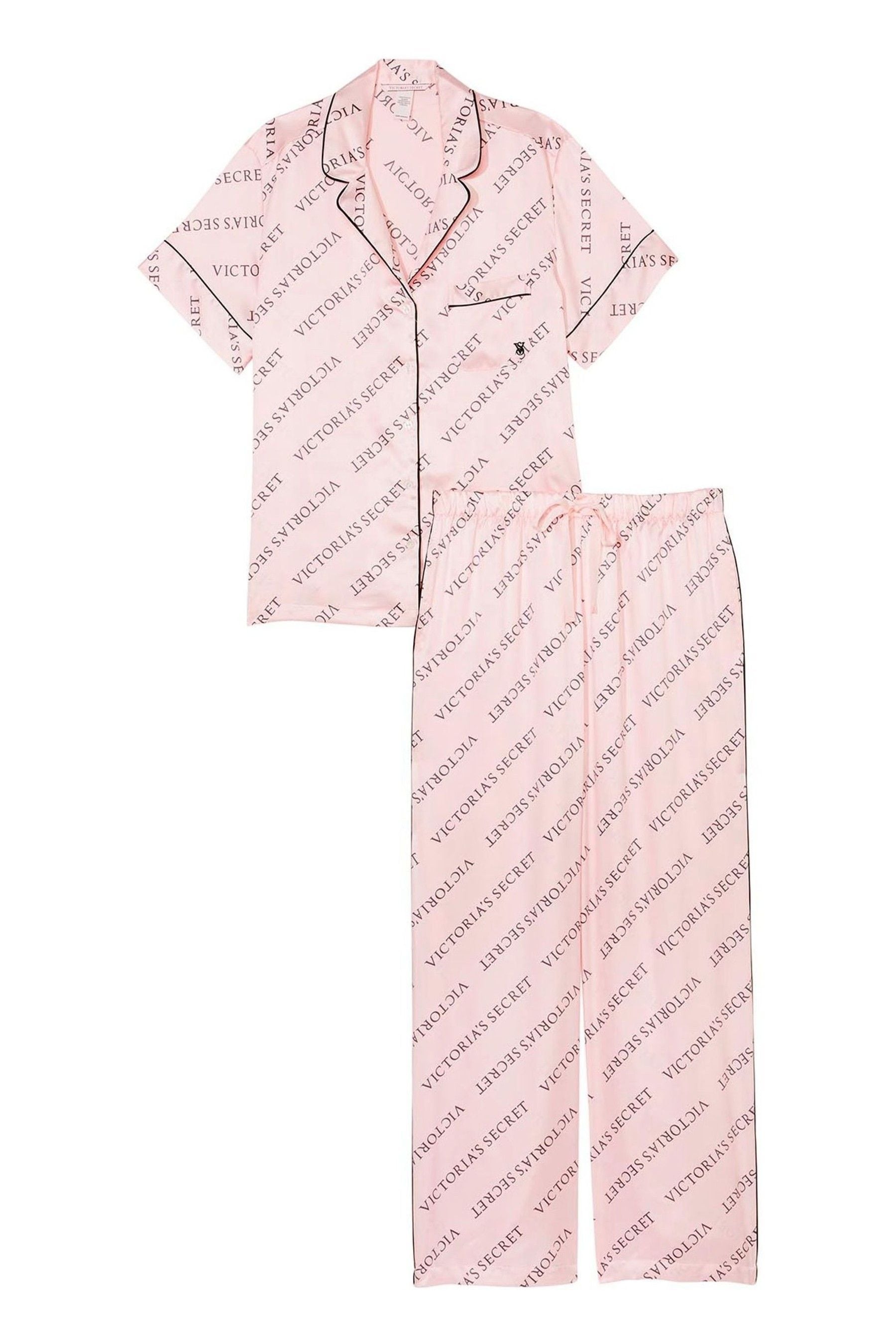 Victoria secret online pink pyjamas