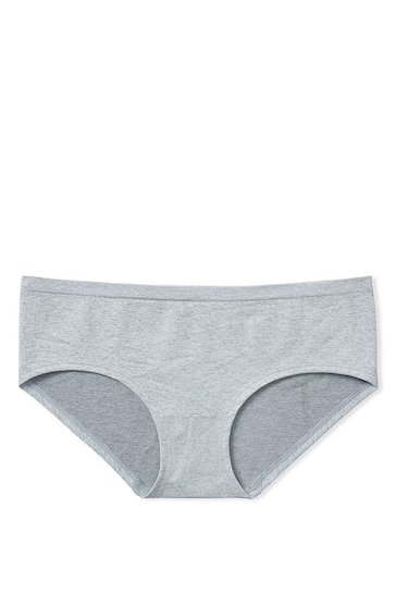 Victoria's Secret PINK Grey Oasis Marl Hipster Seamless Knickers
