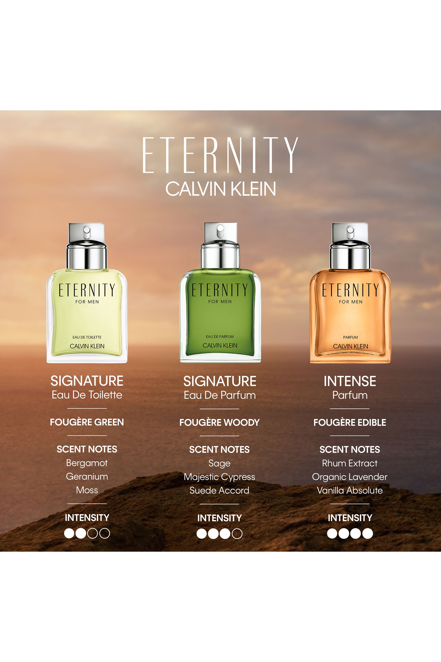 Eternity online perfume notes