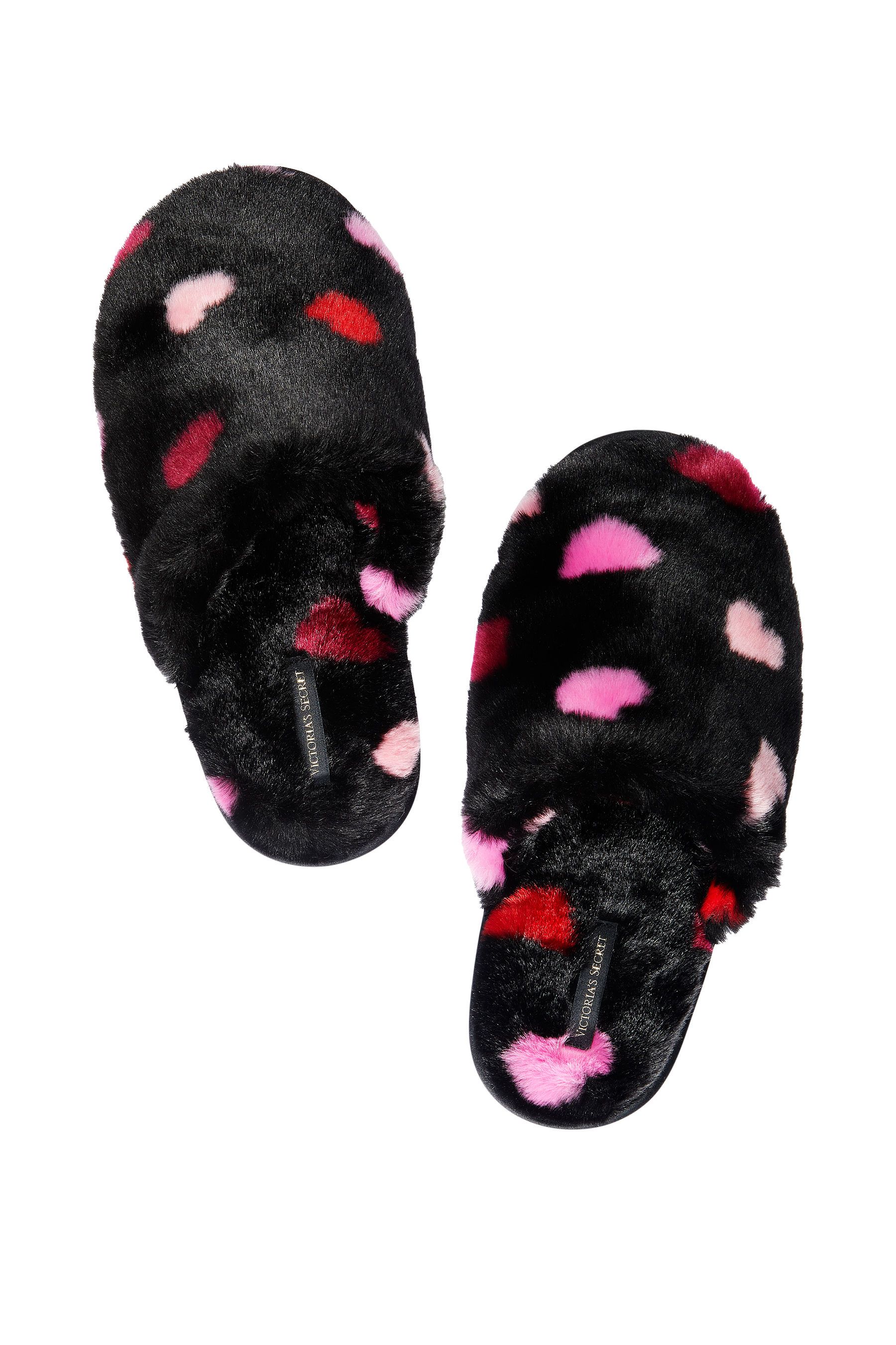 Victoria secret sales heart slippers