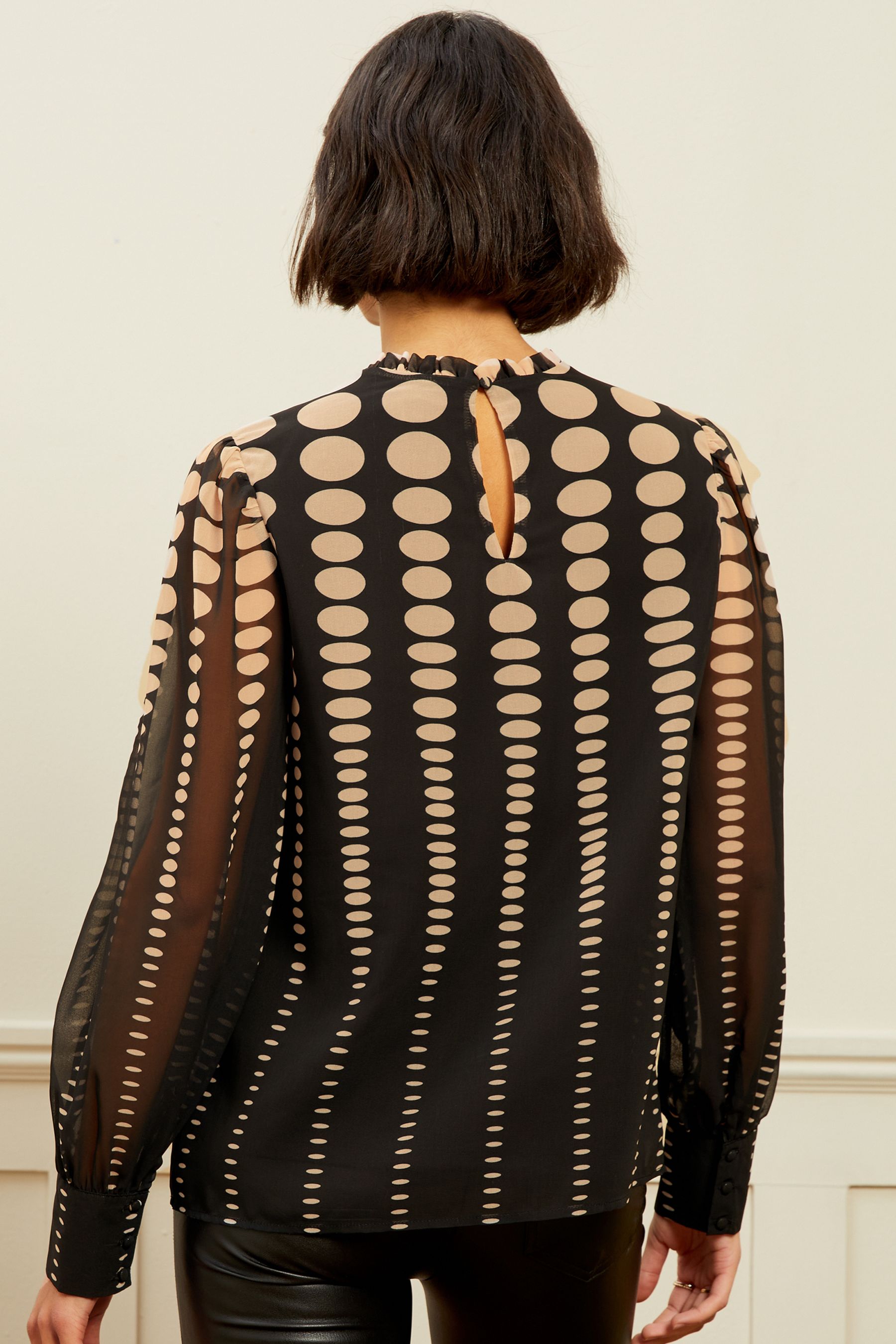 Long sleeve sale chiffon shirt
