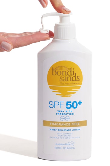 Bondi Sands SPF 50+ Fragrance Free Sunscreen Body Lotion 500ml