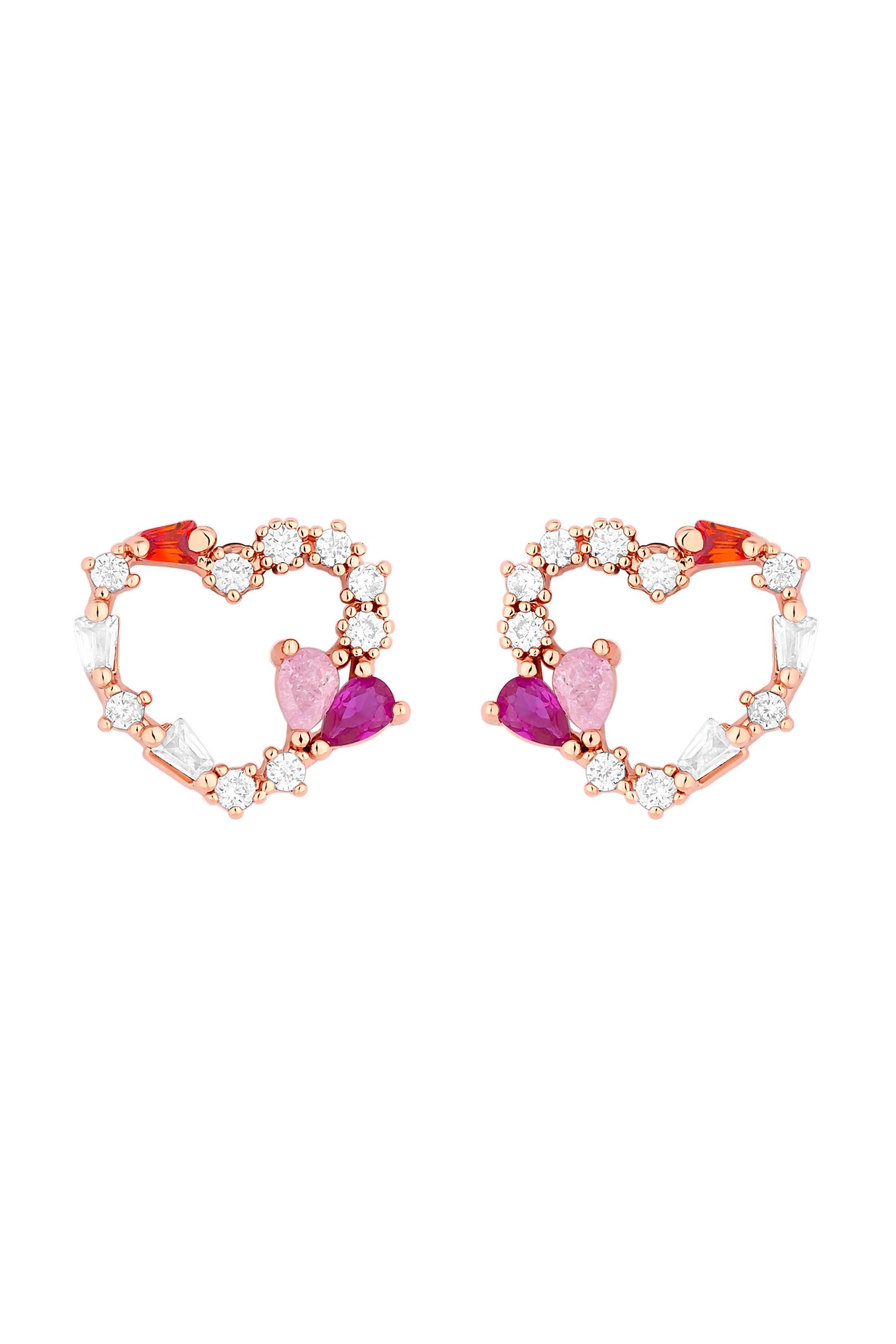 Jon richard rose gold earrings sales