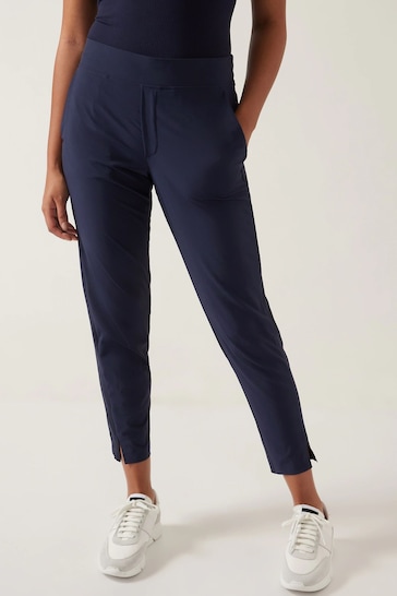 Athleta Blue Brooklyn Mid Rise Featherweight Ankle Trousers