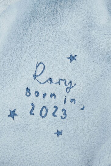 Personalised Born in 2023 Fleece Robe by My First Years