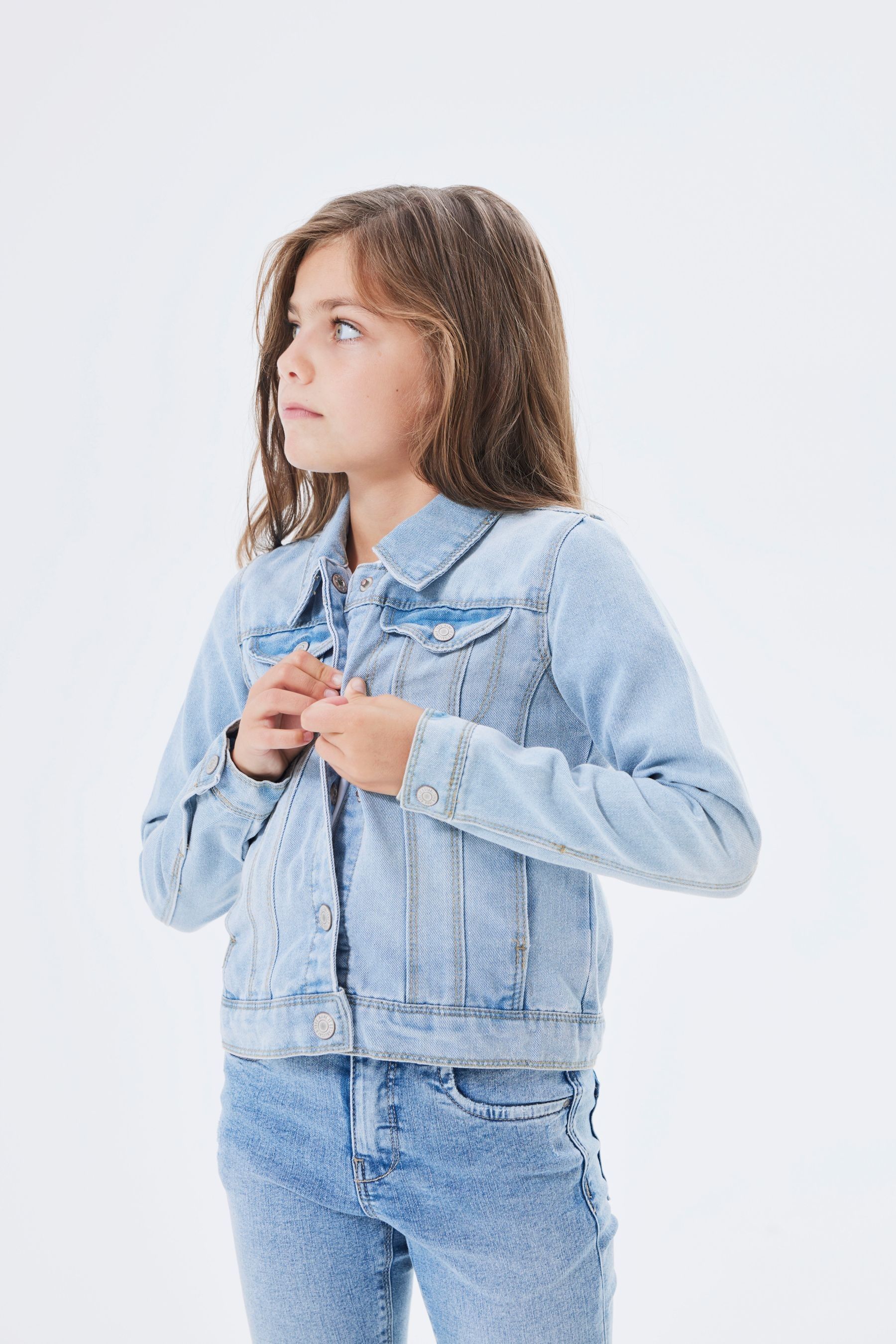 Next girls denim jacket discount