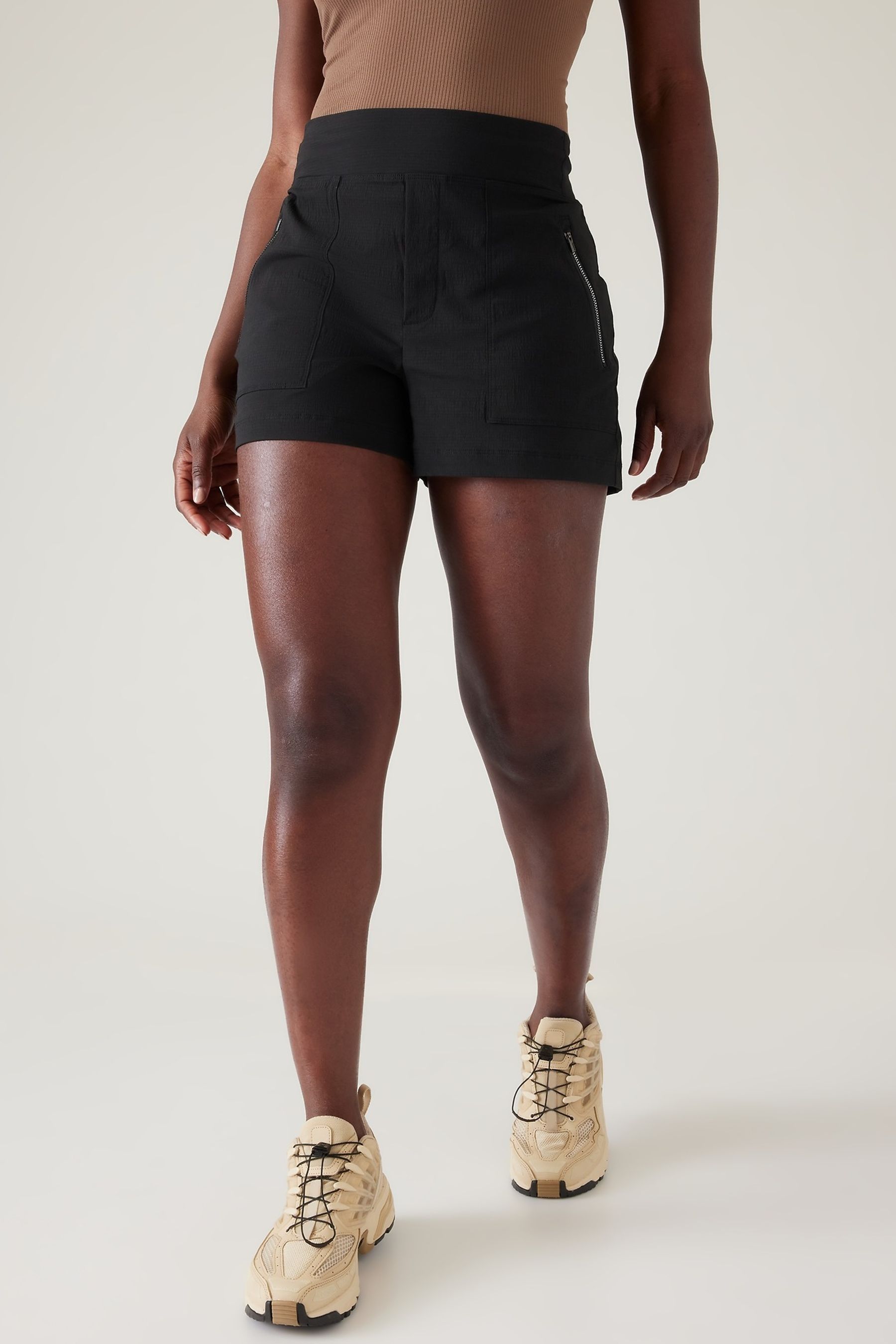 Buy Athleta Black Trekkie North Shorts from the Next UK online shop