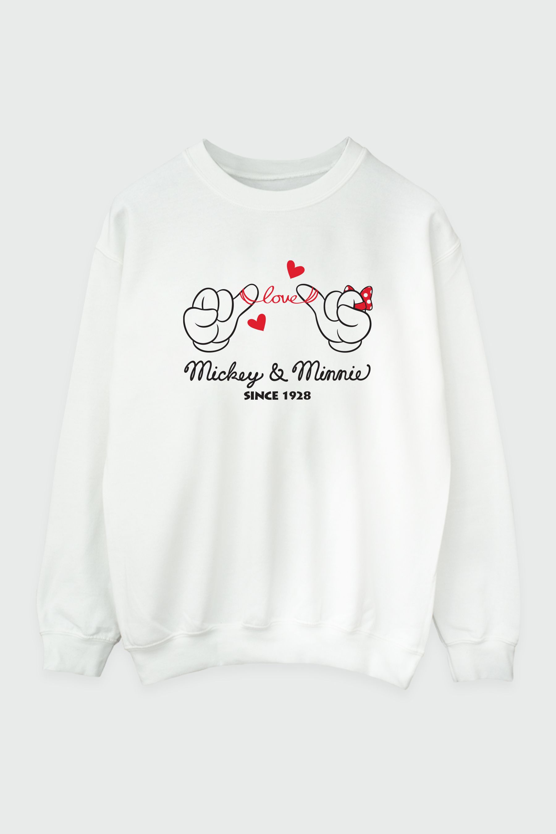 Buy Brands In White Mickey Mouse Love Hands Women White Disney