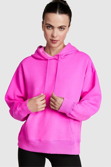 Victoria's Secret PINK Pink Berry Oversized Premium Fleece Oversized Hoodie