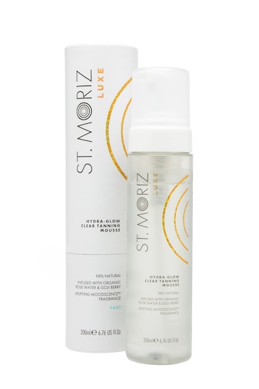 St Moriz Luxe HydraGlow Clear Tanning Mousse  Fast