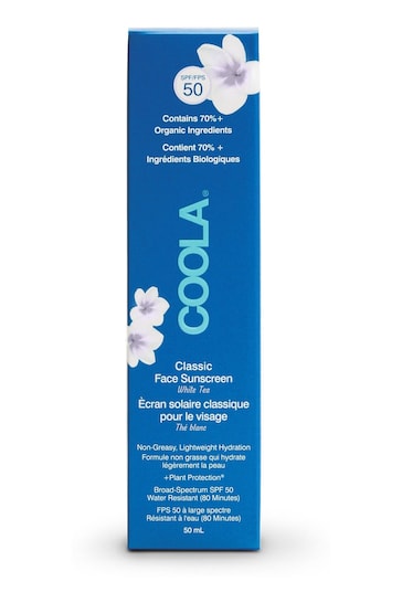 COOLA Classic Face Sunscreen SPF50 White Tea