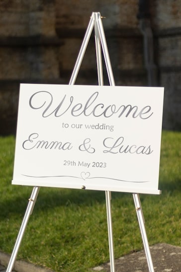 Personalised Wedding Welcome Sign by Jonnys Sister