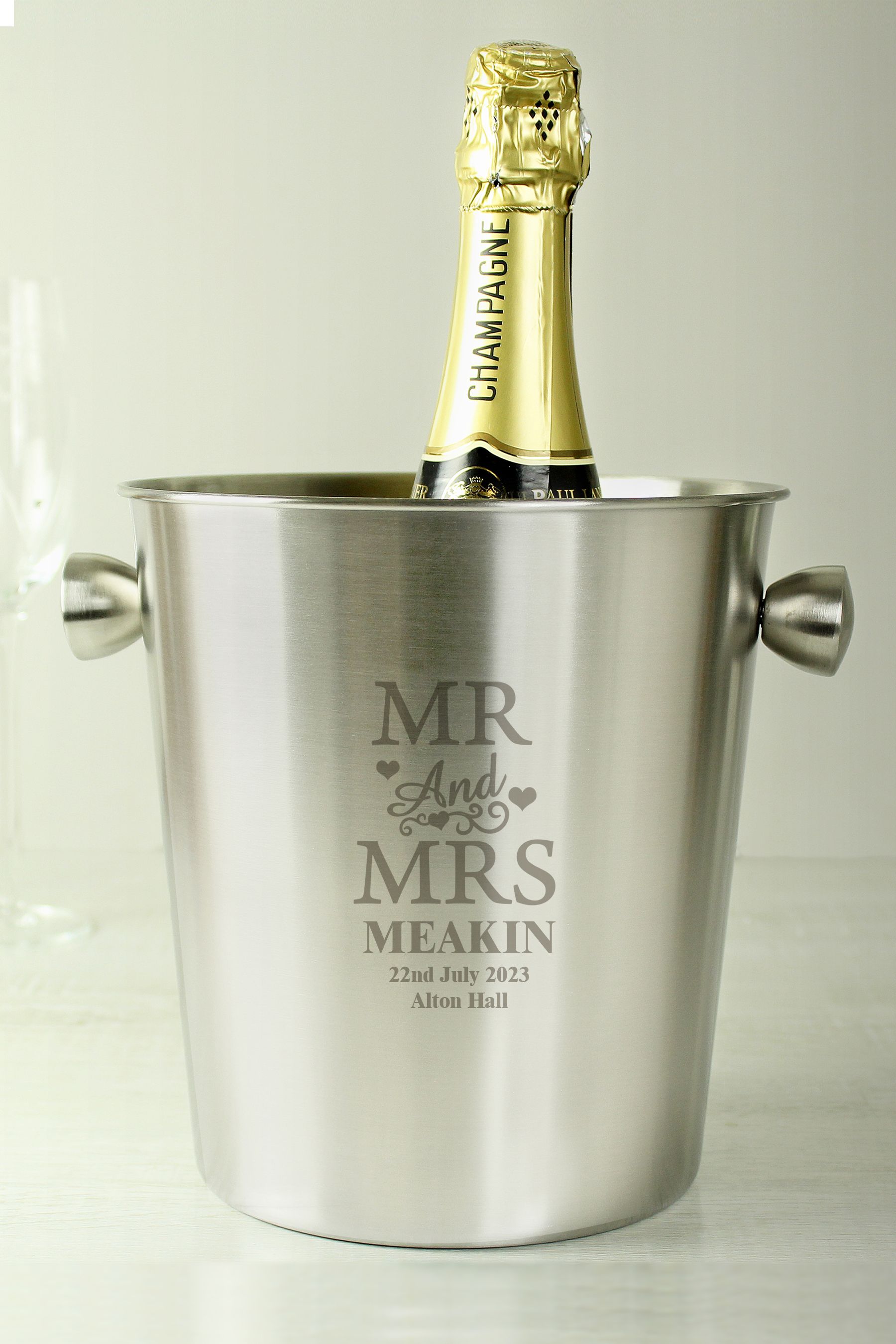 Personalised champagne bucket clearance