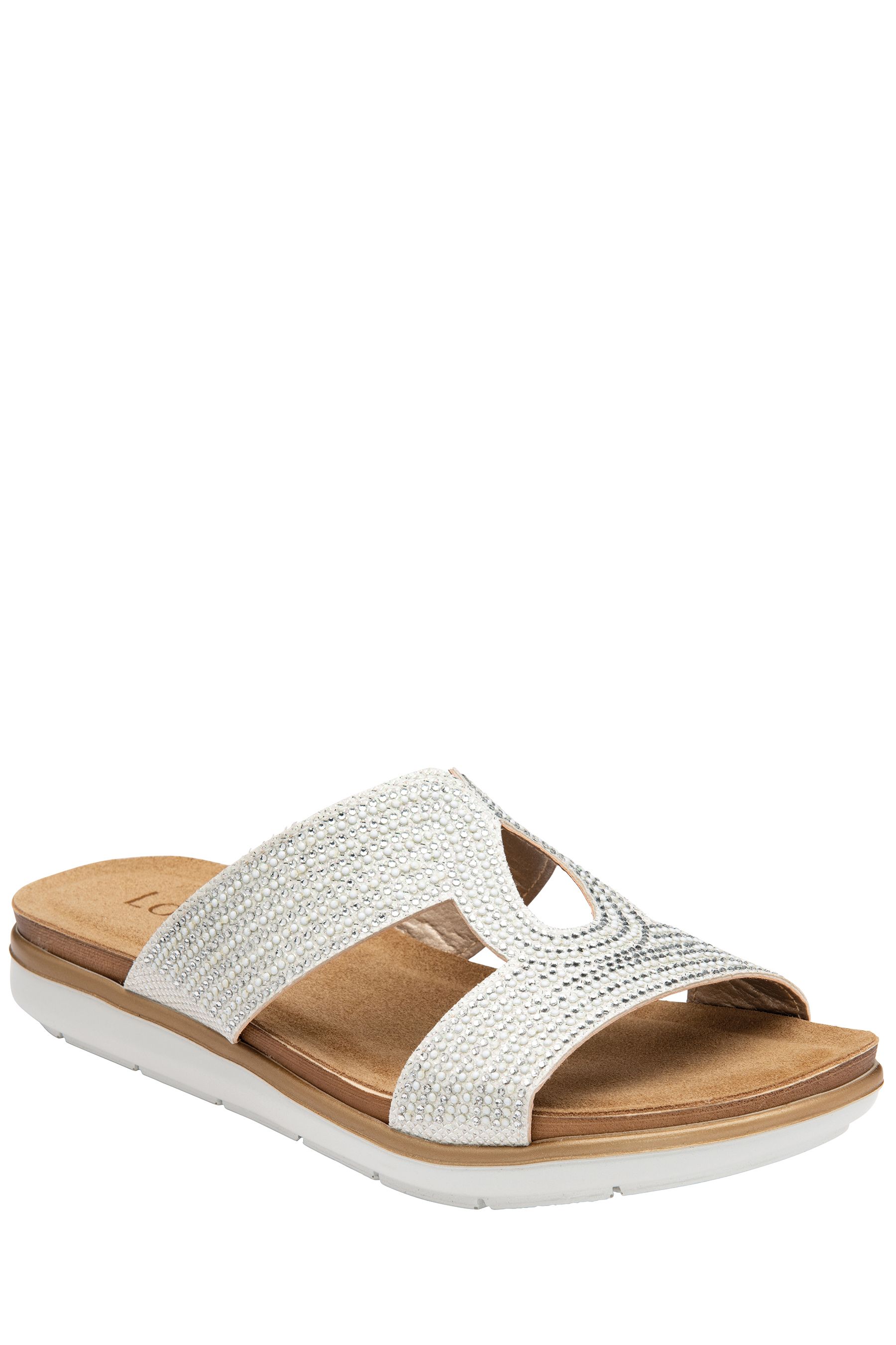 Lotus silver sandals discount