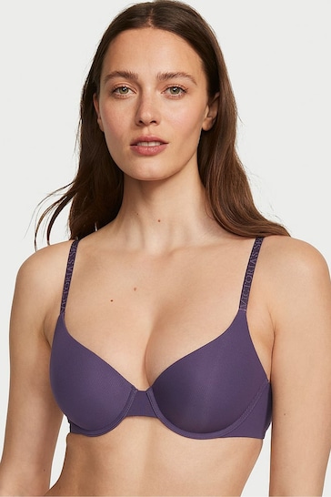 Victoria's Secret Valiant Purple Rib Lightly Lined Demi Bra