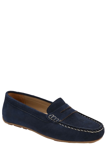 Ravel Blue Suede Loafers