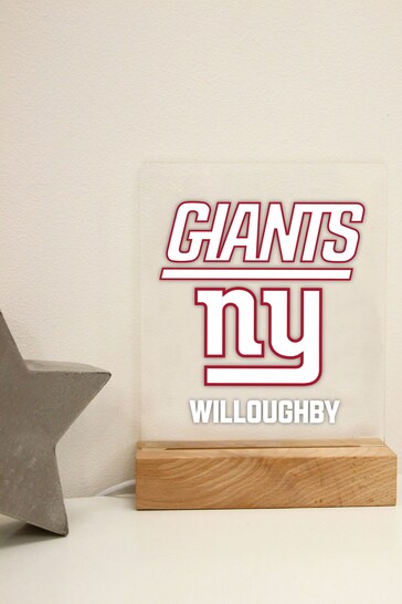 Personalised NFL Giants LED Light By Character World