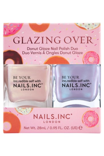 NAILS INC Glazing Over Nail Polish Duo